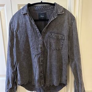 Rails Black Denim Shirt